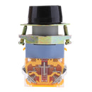 LA39-11BN Green Momentary Self-Reset Flat Push Button Switch DPST 1 NO 1 NC 22mm