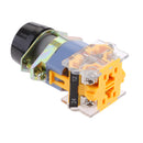 LA39-11BN Green Momentary Self-Reset Flat Push Button Switch DPST 1 NO 1 NC 22mm