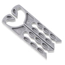 Auto Air Vent Cell Phone Holder Stand Earphone Key Hanger Universal Sliver