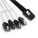 Mini SAS SFF-8087 36P 36-Pin Male to 4 SATA 7-Pin Female Splitter Adapter Cable