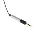 Upgrade Extension Cable Lead for Audio Technica ATH M50x M40x M70x On-Ear Headphones Tangle-Free Premium Earpiece Replacement Audio Cord (3.5mm Male to 2.5mm Male) 1.2m Black