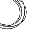 Upgrade Extension Cable Lead for Audio Technica ATH M50x M40x M70x On-Ear Headphones Tangle-Free Premium Earpiece Replacement Audio Cord (3.5mm Male to 2.5mm Male) 1.2m Black