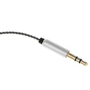 Upgrade Extension Cable Lead for Audio Technica ATH M50x M40x M70x On-Ear Headphones Tangle-Free Premium Earpiece Replacement Audio Cord (3.5mm Male to 2.5mm Male) 1.2m Black
