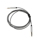 Upgrade Extension Cable Lead for AKG Y40 Y45 Y50 Y55 On-Ear Headphones Tangle-Free Premium Earpiece Replacement Audio Cord (3.5mm Male to 2.5mm Male) 1.2m Black