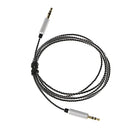 Upgrade Extension Cable Lead for AKG Y40 Y45 Y50 Y55 On-Ear Headphones Tangle-Free Premium Earpiece Replacement Audio Cord (3.5mm Male to 2.5mm Male) 1.2m Black