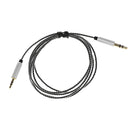 Upgrade Extension Cable Lead for AKG Y40 Y45 Y50 Y55 On-Ear Headphones Tangle-Free Premium Earpiece Replacement Audio Cord (3.5mm Male to 2.5mm Male) 1.2m Black