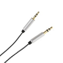 Upgrade Extension Cable Lead for AKG Y40 Y45 Y50 Y55 On-Ear Headphones Tangle-Free Premium Earpiece Replacement Audio Cord (3.5mm Male to 2.5mm Male) 1.2m Black