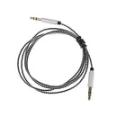 Upgrade Extension Cable Lead for Audio-technica ATH-MSR7 SR5BT AR5 RE700 On-Ear Headphones Tangle-Free Premium Earpiece Replacement Audio Cord (3.5mm Male to 2.5mm Male) 1.2m Black