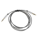 Upgrade Extension Cable Lead for Audio-technica ATH-MSR7 SR5BT AR5 RE700 On-Ear Headphones Tangle-Free Premium Earpiece Replacement Audio Cord (3.5mm Male to 2.5mm Male) 1.2m Black