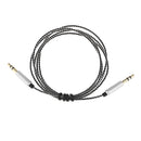 Upgrade Extension Cable Lead for Audio-technica ATH-MSR7 SR5BT AR5 RE700 On-Ear Headphones Tangle-Free Premium Earpiece Replacement Audio Cord (3.5mm Male to 2.5mm Male) 1.2m Black