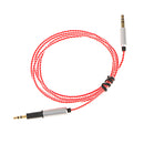 1.2m New Replacement Audio Upgrade Cable for AKG K450 K451 K452 K480 Q460 Headphones Red
