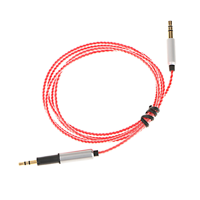 1.2m New Replacement Audio Upgrade Cable for AKG K450 K451 K452 K480 Q460 Headphones Red