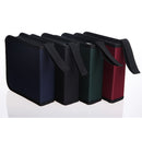 Nylon CD/DVD 40 Capacity Case, Heavy Duty CD Wallet Disc Holder Storage Box Bag for Car, Home, Office or Travel Use Green
