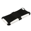 Heavy Duty Defender Hard Plastic Silicone Cover Impact Hybrid With Kick-Stand For Apple iPod Touch 5 6th Generation Phone Cases White