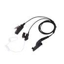 2Pin Acoustic Tube Headset / Earpiece K Connector with Micophone For Kenwood Motorola XPR6550/XPR6500 Radio Walkie Talkie Talkabout