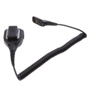 For Motorola APX DP DGP XiR XPR Series Remote Speaker Microphone with 3.5mm Audio Jack, Coiled Cord & Swivel Clip