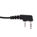 Flexible Throat Mic Microphone Covert Acoustic Tube Earpiece Headset With Finger PTT for Kenwood Baofeng Quansheng,PuXing,Wouxun,WEIERWEI Two Way Radio Walkie Talkie 2pin Type