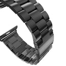 For Apple Watch iWatch Smart Wear Bracelet 38mm Quick-Release Stainless Steel Watchband Strap with Buckle Black