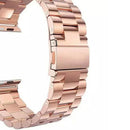 For Apple Watch iWatch Smart Wear Bracelet 38mm Quick-Release Stainless Steel Watchband Strap with Buckle Rose Gold