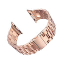 For Apple Watch iWatch Smart Wear Bracelet 38mm Quick-Release Stainless Steel Watchband Strap with Buckle Rose Gold
