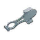Universal Karaoke Cell Phone Clip Holder Handheld Wireless Microphones Mic Stand for iPhone Samsung White