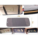 Soft Auto Car Sun Visor Organizer Case Holder 12 Pcs CD DVD Players Storage Pocket Sunshade Pouch Wallet Bag Grey