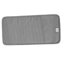 Soft Auto Car Sun Visor Organizer Case Holder 12 Pcs CD DVD Players Storage Pocket Sunshade Pouch Wallet Bag Grey