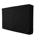 Outdoor TV Cover, Durable Weatherproof Protector, Designed for 55'' - 58'' LCD, LED and Plasma Screen TV with Remote Controller Pocket, Fits Most Stands and Standard Wall Mounts(Black)