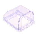 Home-Mounted Switching Power Supply Panel,Waterproof Socket Flip Waterproof Enclosure Box for Big plug Blue