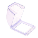 Home-Mounted Switching Power Supply Panel,Waterproof Socket Flip Waterproof Enclosure Box for Big plug Blue