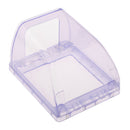 Home-Mounted Switching Power Supply Panel,Waterproof Socket Flip Waterproof Enclosure Box for Big plug Blue