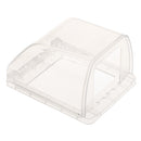 Home-Mounted Switching Power Supply Panel,Waterproof Socket Flip Waterproof Enclosure Box for Big plug Clear