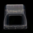 Home-Mounted Switching Power Supply Panel,Waterproof Socket Flip Waterproof Enclosure Box for Big plug Clear