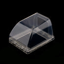 Home-Mounted Switching Power Supply Panel,Waterproof Socket Flip Waterproof Enclosure Box for Big plug Clear