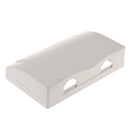 Home-Mounted 86 Type Switching Power Supply Panel,Waterproof Socket Flip Waterproof Enclosure Box 2 Holes White