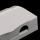 Home-Mounted 86 Type Switching Power Supply Panel,Waterproof Socket Flip Waterproof Enclosure Box 2 Holes White