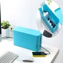 13'' Socket Cable Storage Box Wire Management Children Safety Organizer Blue