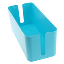 13'' Socket Cable Storage Box Wire Management Children Safety Organizer Blue