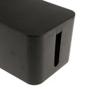 Cable Management Box Organizer - 15.7x 6.1x 5.3 inches, Large (Storage for Desk, TV, Computer, & USB Hub) System to Cover and Hide, Power Strips, Surge Protector, & Cords Black