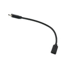 USB Type C Cable, 10Gbps USB 3.1 Type C Male to Female Extension Cable For Nintendo Switch, Macbook & More Black 20cm