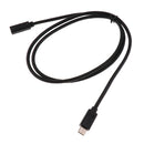 USB Type C Cable, 10Gbps USB 3.1 Type C Male to Female Extension Cable For Nintendo Switch, Macbook & More Black 100cm
