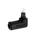 Toslink DIGITAL Optical AUDIO Cable COUPLER Right Angle Male/Female Adapter