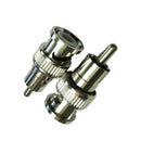 5X BNC Male Plug to RCA Male Plug RG59 Coax Cable Video Adapter Connector