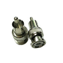 5X BNC Male Plug to RCA Male Plug RG59 Coax Cable Video Adapter Connector