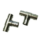 5PCS BNC Male Plug to 2 BNC Female Jack Coax Cable Video Adapter Connector