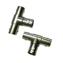 5PCS BNC Male Plug to 2 BNC Female Jack Coax Cable Video Adapter Connector