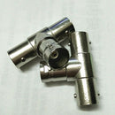 5PCS BNC Male Plug to 2 BNC Female Jack Coax Cable Video Adapter Connector