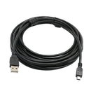 5m/16FT 2.0 USB Cable Type A to Mini B Male to Male 5 PIN Black