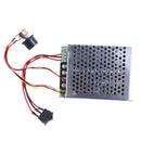 PWM 10-50V DC Motor Speed Control Reversible Regulator Adjustable Knob Driver Switch with Metal Box