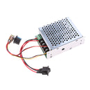 PWM 10-50V DC Motor Speed Control Reversible Regulator Adjustable Knob Driver Switch with Metal Box